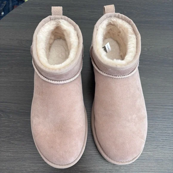 UGG Cream Shearling-Lined Ankle Boot - Picture 2 of 7